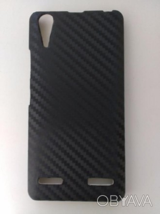 Чехол-накладка для Lenovo A6000 оклеенный плёнкой карбон.. . фото 1