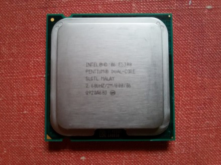 Процесор Intel Pentium DualCore 2,6GHz, E5300, в комлекті є оригінальний кулер в. . фото 2