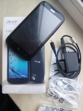 Смартфон Acer Liquid E2 Duo V370 (Black) в отличном cостоянии. Дефекты, трещины,. . фото 6