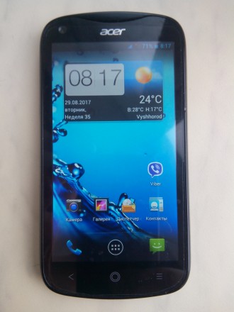 Смартфон Acer Liquid E2 Duo V370 (Black) в отличном cостоянии. Дефекты, трещины,. . фото 2