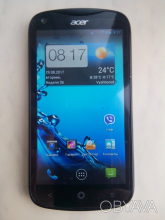 Смартфон Acer Liquid E2 Duo V370 (Black) в отличном cостоянии. Дефекты, трещины,. . фото 1