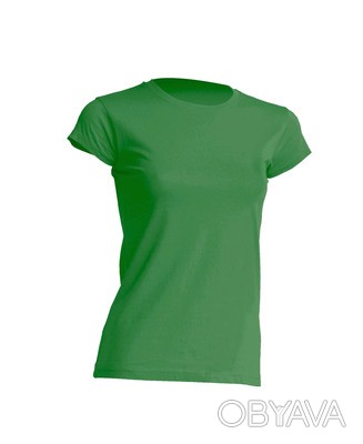 Женская футболка 
100% хлопок 
темно серый меланж (GМ): 85% хлопок, 15% полиэс. . фото 1