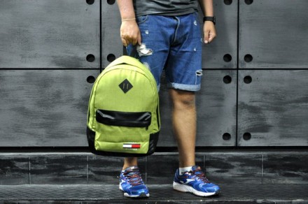 Мужской рюкзак 
Материал: коттон,полиэстер
Цвет: серый,синий,зеленый,черный
П. . фото 6