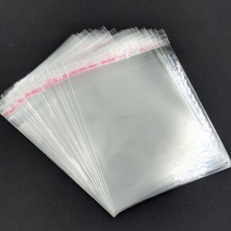 Пакеты из полимерных материалов с клапанной клейкой лентой для герметизации упак. . фото 3
