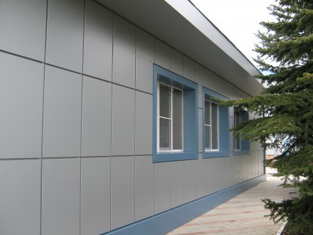 Алюминиевые композитные панели (АКП или фасад из алюминиевого композита) в широк. . фото 7