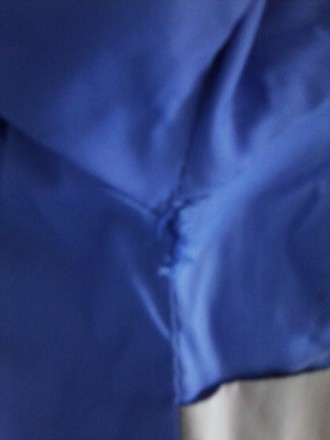 Продам мальчуковую ветровку на флисовом подкладе, синяя с капюшоном (не отстёгив. . фото 6