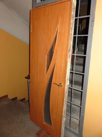 Двері міжкімнатні, колір вільха, в зборі з коробкою, та фурнітурою (завіси, ручк. . фото 3