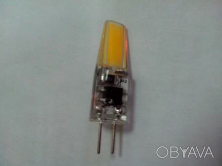Светодиодная LED лампа с цоколем  G 4, аналог галогенки, используемой в люстрах . . фото 1