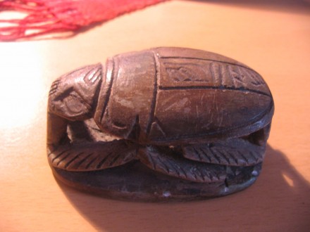 жук-скарабей камень Египет. . фото 2
