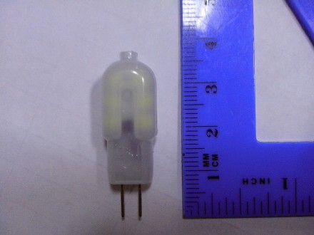 Светодиодная LED лампа с цоколем G 4, аналог галогенки, используемой в люстрах и. . фото 3