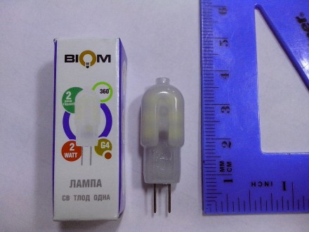 Светодиодная LED лампа с цоколем G 4, аналог галогенки, используемой в люстрах и. . фото 4
