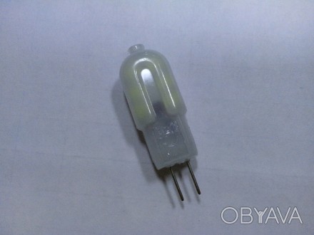 Светодиодная LED лампа с цоколем G 4, аналог галогенки, используемой в люстрах и. . фото 1