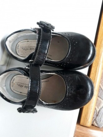 Чорні лакові туфельки 13.5 см по устілці. Трохи потерті носики, на фото видно.. . фото 4