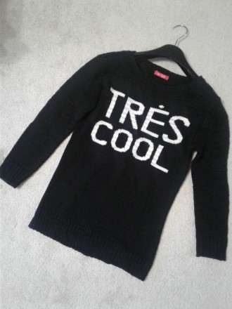 Вязаный черный джемпер на девочку 10-11 лет tres cool бренда Primark (YD)
Рост . . фото 3