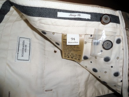Новые skinny fit брюки от премиальной линейки scotch&soda - Atelier с бирками и . . фото 7