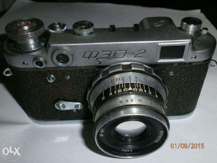 Продам Без Торга!!!!Пленочный фотоаппарат ФЭД-2 в полностью рабочем состоянии-ко. . фото 5