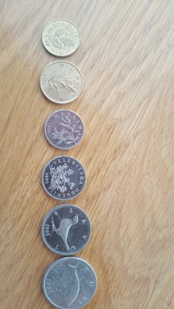Монети Хорватії. Ціна 100 гривень.. . фото 2