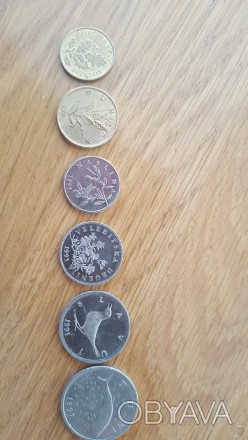 Монети Хорватії. Ціна 100 гривень.. . фото 1