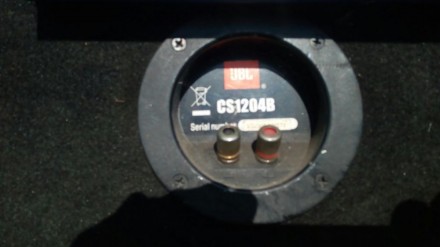 Продам сабвуфер JBL CS1204B. Снял в связи с надобностью места в багажнике. В раб. . фото 4