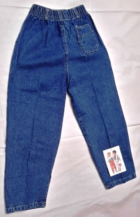 Штани (джинси) дитячі на резинці. Розміри: 18 (на 4-5 років), 20 (на 5-6 років),. . фото 3