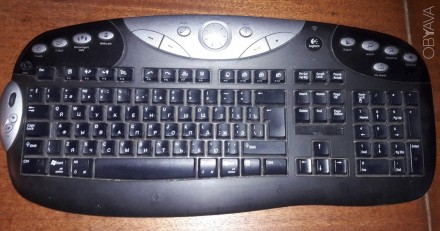 Продам комплект  - мышь + беспроводная клавиатура Logitech. Состояние хорошее, м. . фото 3