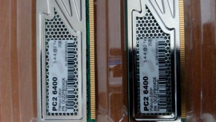 DDR2 4Gb (2Gbx2Gb) PC2 6400. Пам"ять привезена з Германії, в ідеальному стані як. . фото 2