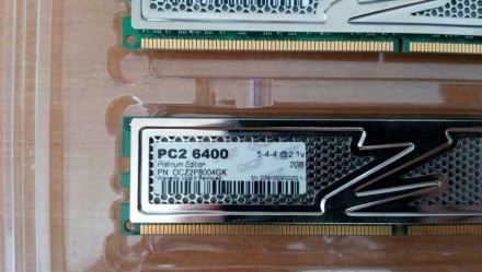DDR2 4Gb (2Gbx2Gb) PC2 6400. Пам"ять привезена з Германії, в ідеальному стані як. . фото 3