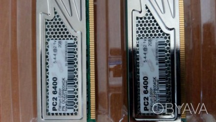 DDR2 4Gb (2Gbx2Gb) PC2 6400. Пам"ять привезена з Германії, в ідеальному стані як. . фото 1