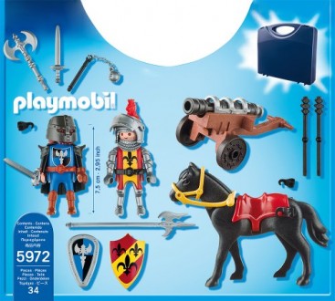 Акция Playmobil Knights 5972 набор в чемодане Рыцари  
Оригинал  
В Наличии

. . фото 3