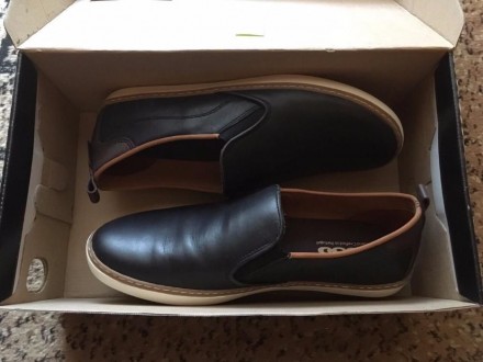 Красивые ботинки, макасины мужские, полностью кожаные. Новые в коробке, размер у. . фото 3