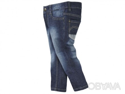 Летние джинсы ТМ Lupilu. Красивые джинсы прямого кроя для мальчика, очень легкие. . фото 1