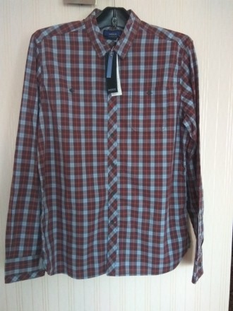 мужская рубашка MEXX
размер XXL,новая
длина 81см, длина рукава с манжетами 73с. . фото 2
