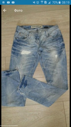 Модні джинси з потертостями River Island, розмір 32(6), стан нових, пересилаю но. . фото 2