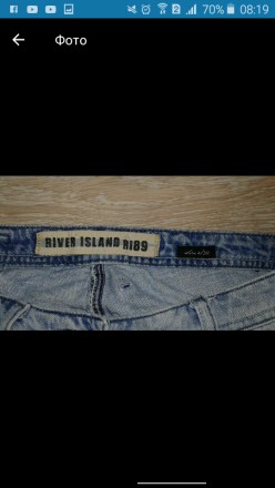 Модні джинси з потертостями River Island, розмір 32(6), стан нових, пересилаю но. . фото 4