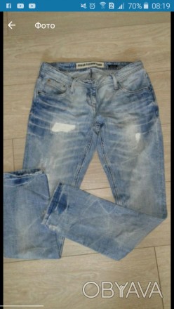 Модні джинси з потертостями River Island, розмір 32(6), стан нових, пересилаю но. . фото 1