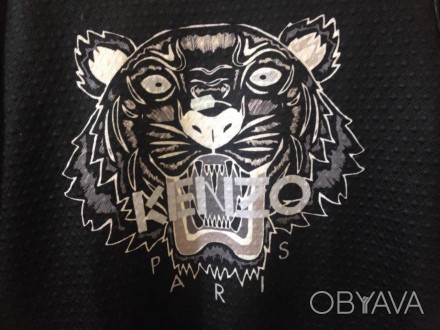 Потрясающая кофта Kenzo черного цвета с принтом тигра-хит этого сезона!!! Свитер. . фото 1