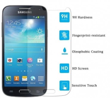 Защитное стекло для Samsung S4 MINI GT-I9190 GT-I9195 Есть так же для Sony Xperi. . фото 3