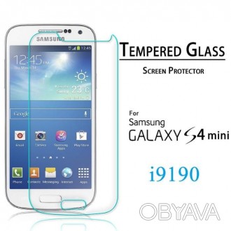 Защитное стекло для Samsung S4 MINI GT-I9190 GT-I9195 Есть так же для Sony Xperi. . фото 1