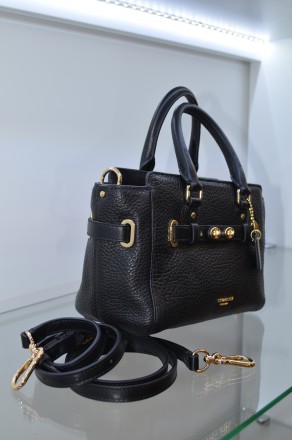 Новая оригинальная сумка Коач, кожа натуральная,в наличии два цвета: черный и бе. . фото 7