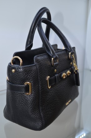 Новая оригинальная сумка Коач, кожа натуральная,в наличии два цвета: черный и бе. . фото 3
