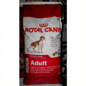Medium Adult Royal Canin Медиум Эдалт (для взрослых) Роял Канин мешок 15кг.
Сух. . фото 2