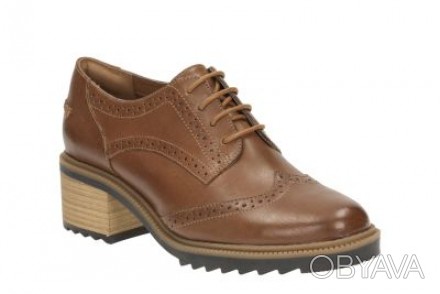 Новые кожаные туфли Clarks 37,5-ого размера отличного качества, доставлены из Ве. . фото 1