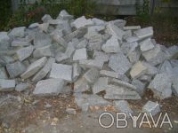 Камень бутовый используется для строительства фундаментов, заборов, цоколей и ук. . фото 2
