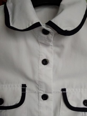 Белые школьные нарядные рубашки для девочки !!!

Продам очень красивые, почти . . фото 3