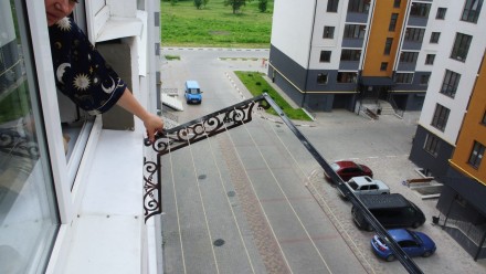 Сушка для білизни на балкон або парило виготовлена з металу товщиною 2.5 мм розм. . фото 3