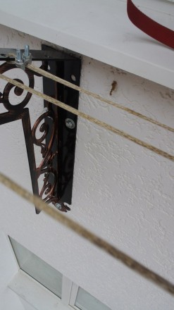 Сушка для білизни на балкон або парило виготовлена з металу товщиною 2.5 мм розм. . фото 6