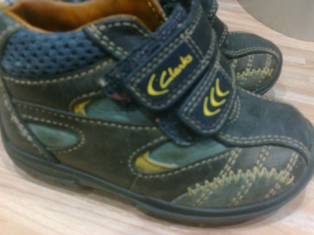 фирменные ботиночки Clarks - натуральная кожа, в идеальном состоянии (носили мал. . фото 4
