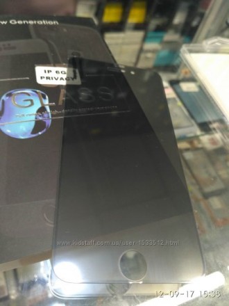 Антишпион, приватное, защитное стекло на iPhone 7G plus 6G plus 7G 6G  приват-фи. . фото 5
