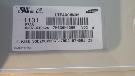 Samsung LE40 D503F&WXXH 
Main Board: BN41-01702A BN94-04845H -800 гр
T-CON: 40. . фото 6