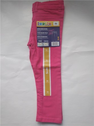 Стрейчевые летние джинсы для девочки от ТМ LUPILU.
Красивого малинового цвета. . . фото 4